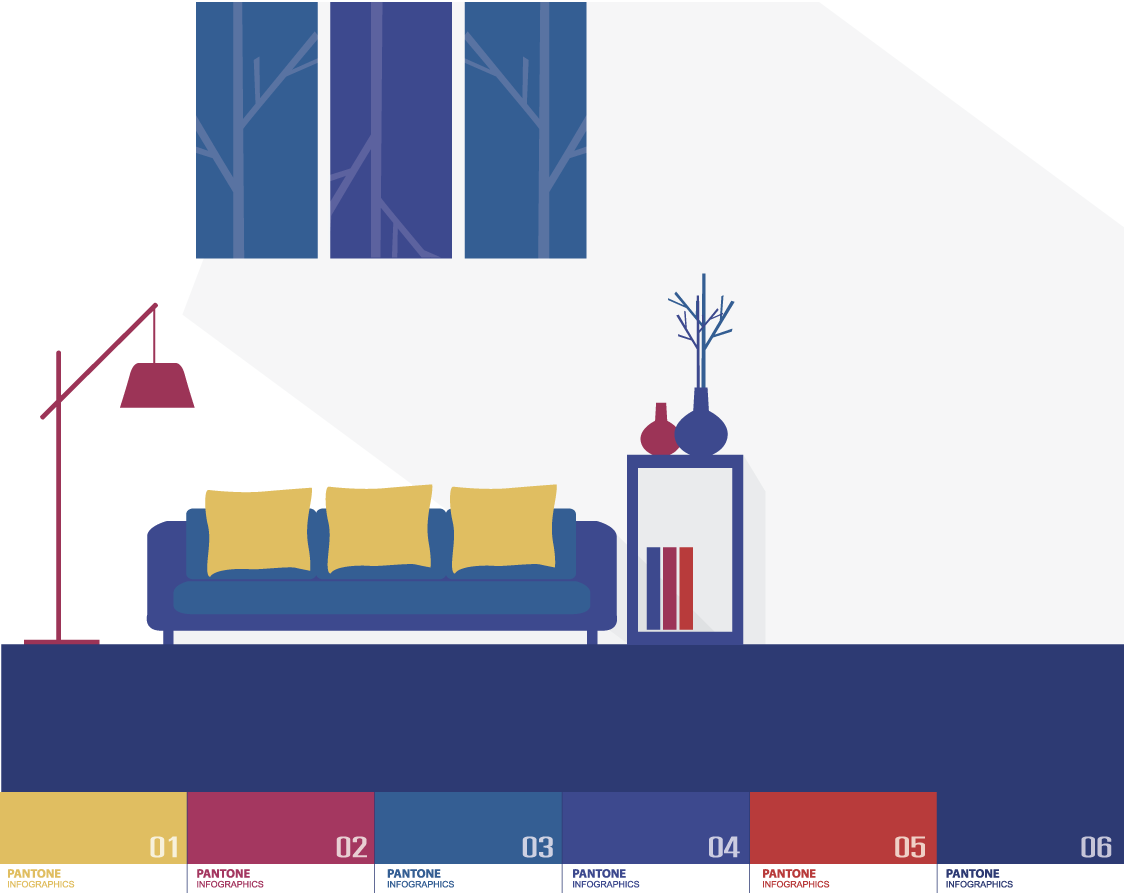 Pantone_color_picking_art رنگ در طراحی داخلی فروشگاه