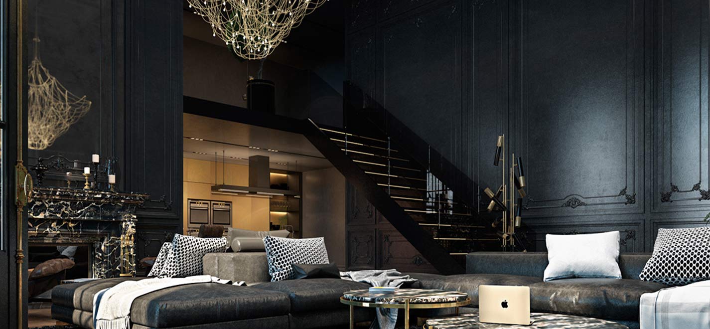 black_room کاتالوگ رنگ در طراحی داخلی