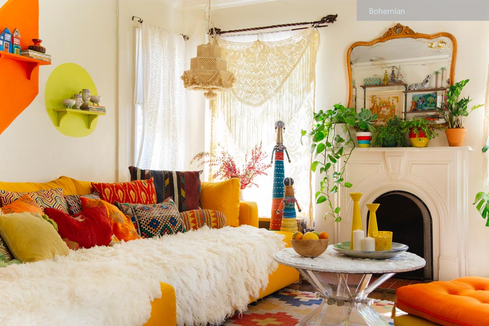 BOHEMIAN_INTERIOR سبک طراحی داخلی بوهیمیایی