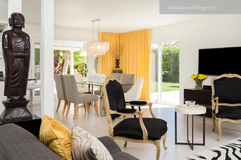 HOLLYWOOD_REGENCY سبک طراحی داخلی هالیوود