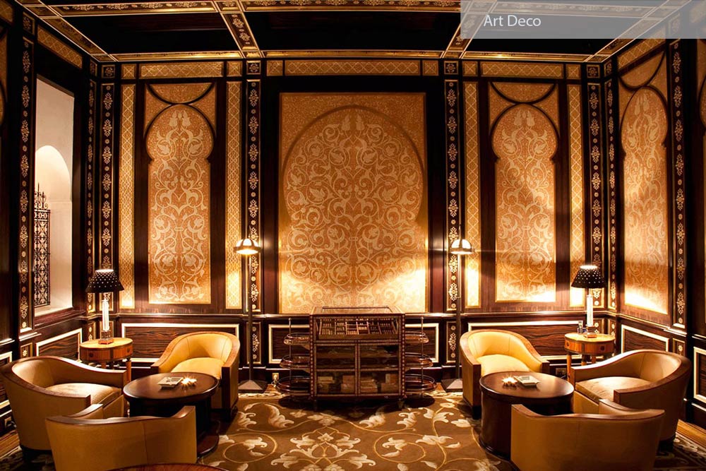 art_deco سبک طراحی داخلی آرت دکو