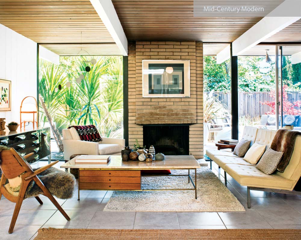 mid_century_modern_home_interio سبک طراحی داخلی اواسط قرن بیستم
