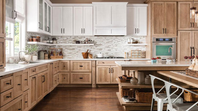 انواع درب کابینت Open Shelving - انواع درب کابینت
