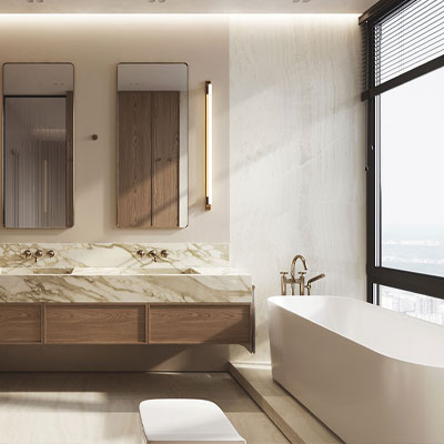 ایده برای دیزاین حمام های مدرن
