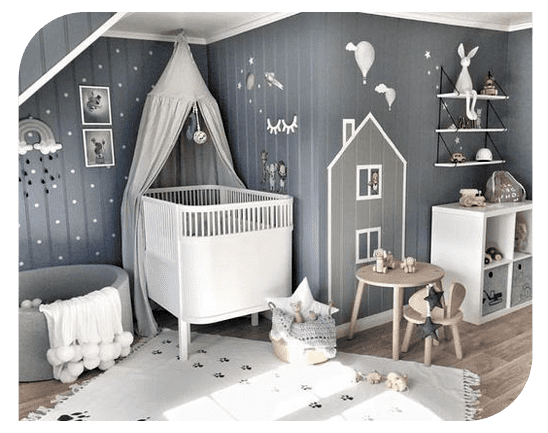 طراحی و دیزاین اتاق نوزاد